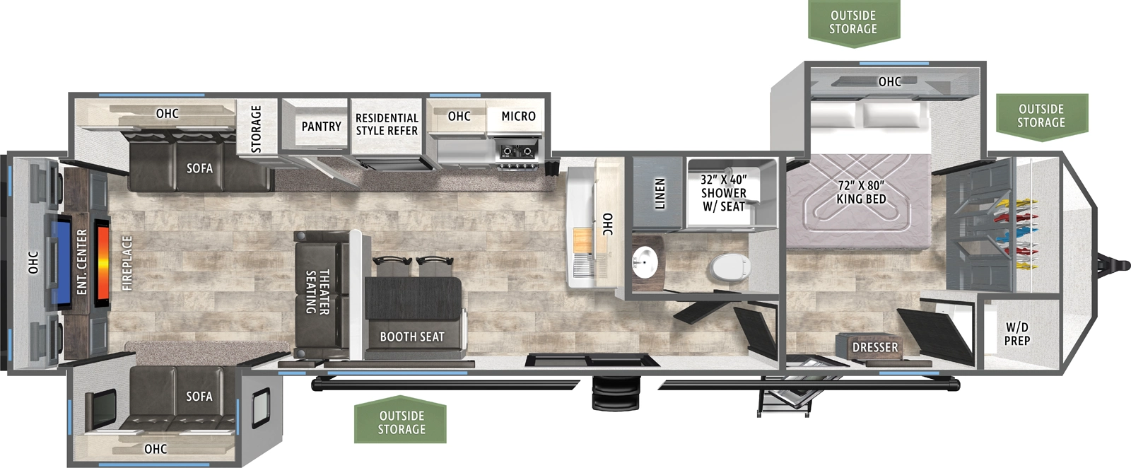 Puma Vista 38DEN Floorplan